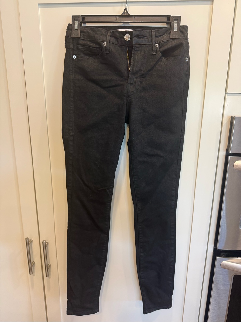 Good American Black Skinny Jeans — Classic High-Rise Skinny